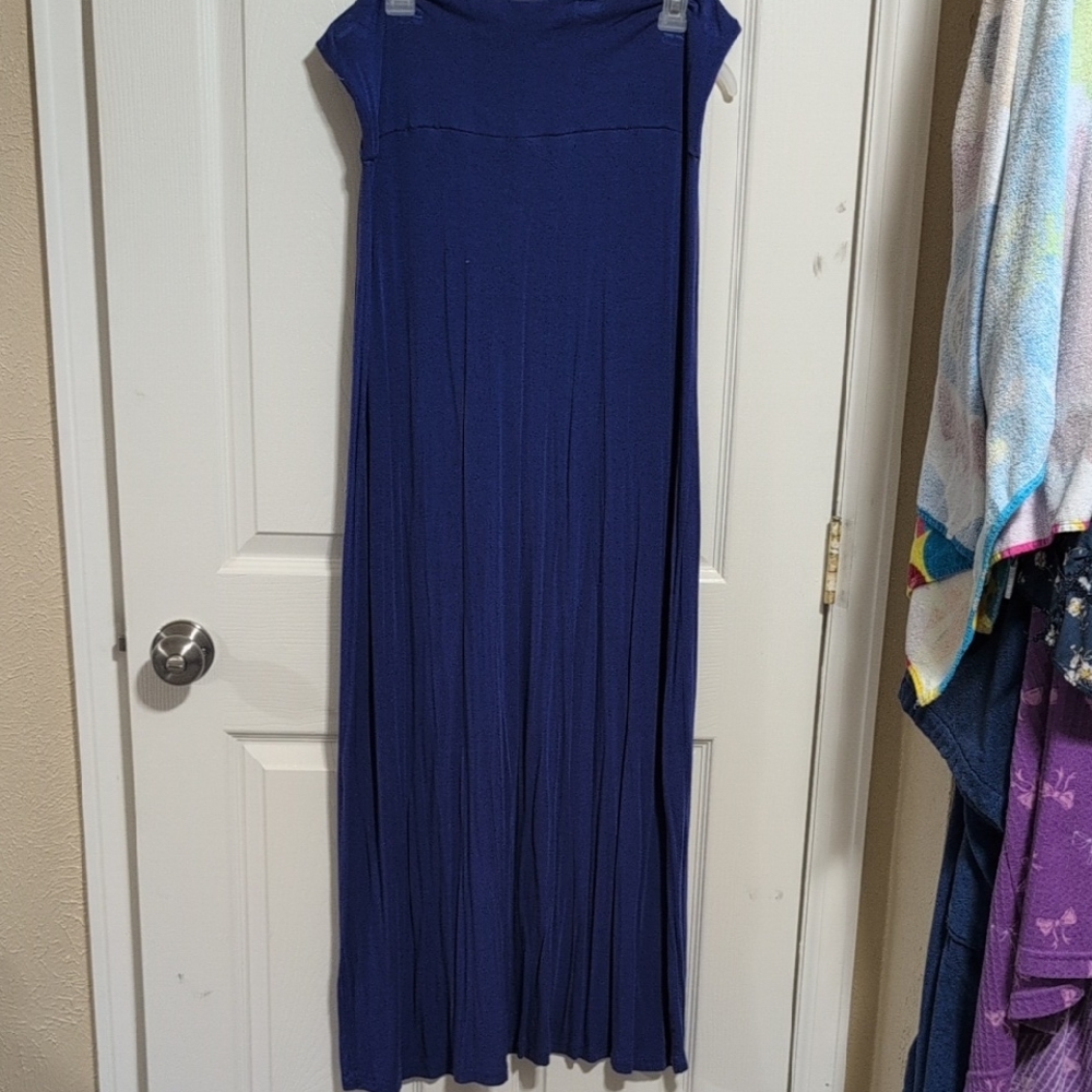 Design History Admiral Blue Maxi Skirt